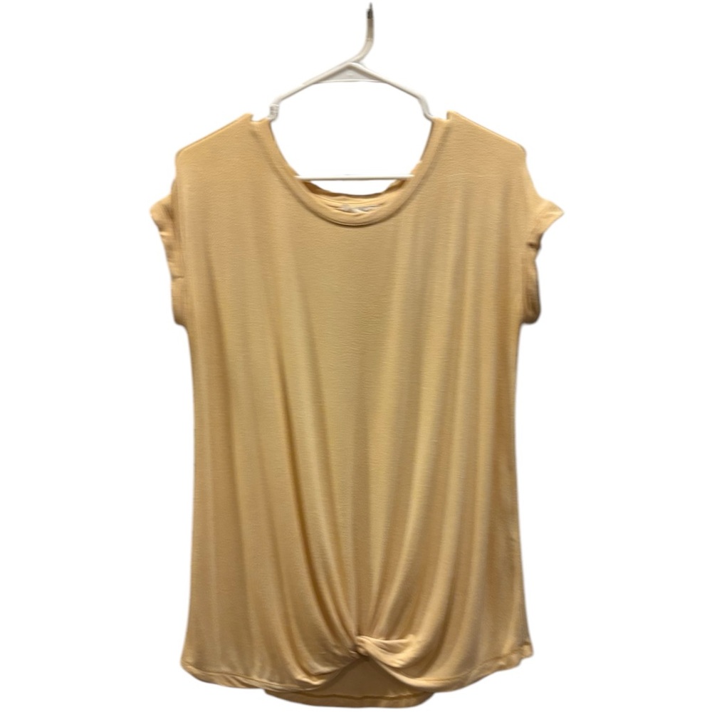 Jane and Delaney Elegant Tan Women's Top
